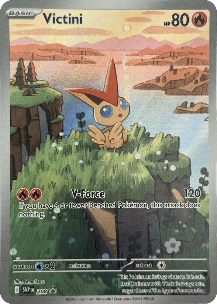 Victini Illustration Rare Black Star Promo