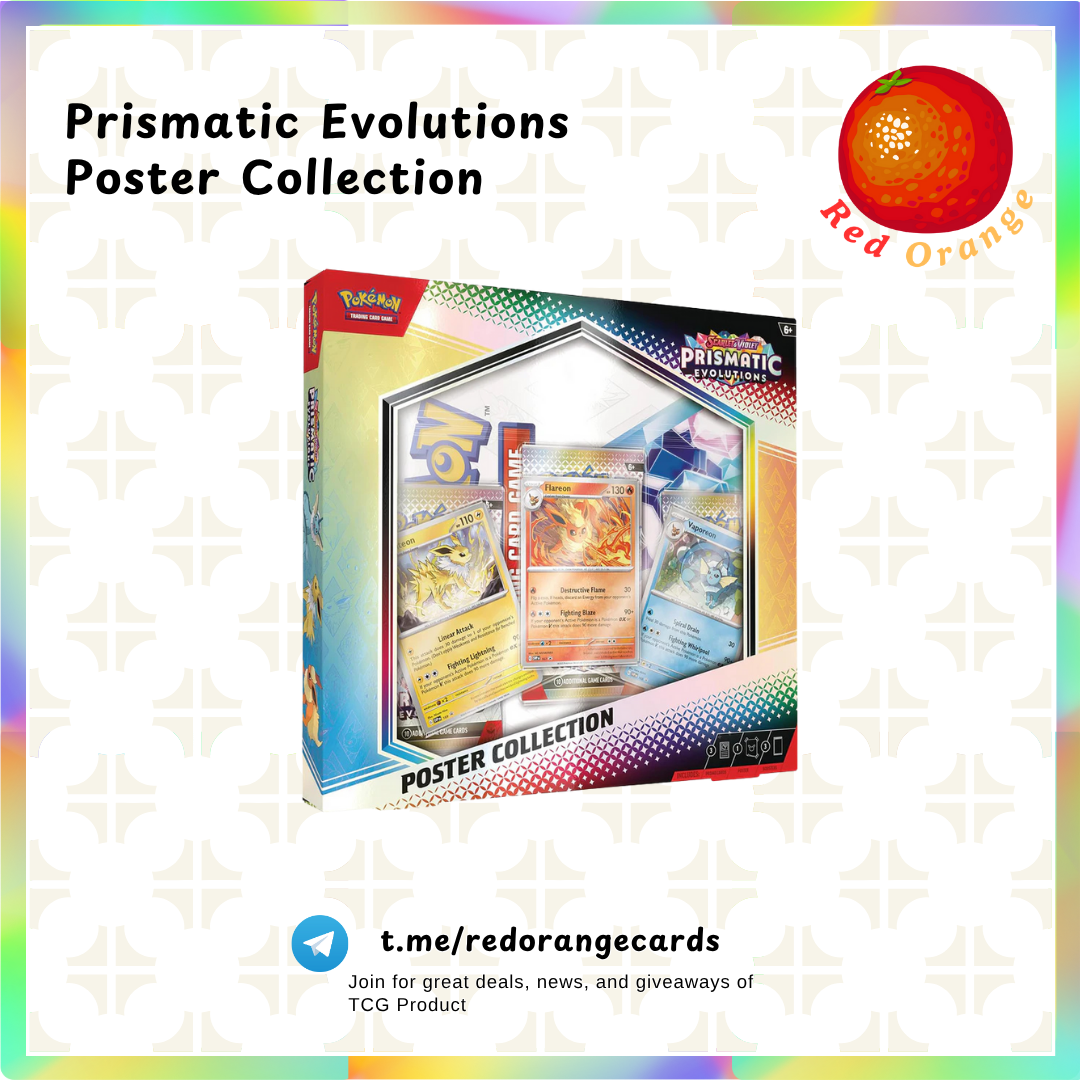 Pokémon Prismatic Evolutions Poster Collection