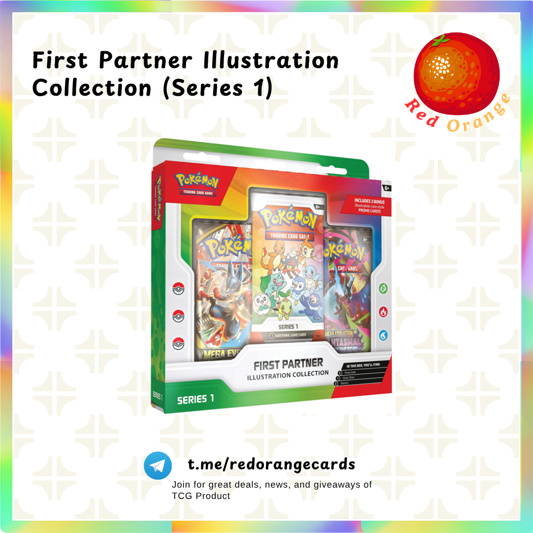 First Partner Illustration Collection (Series 1) – Red Orange Cards