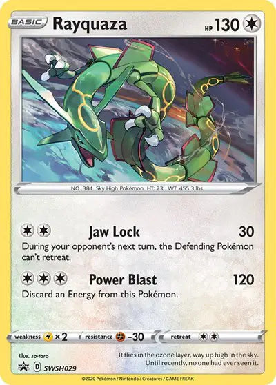 Rayquaza Sword and Shield Promo