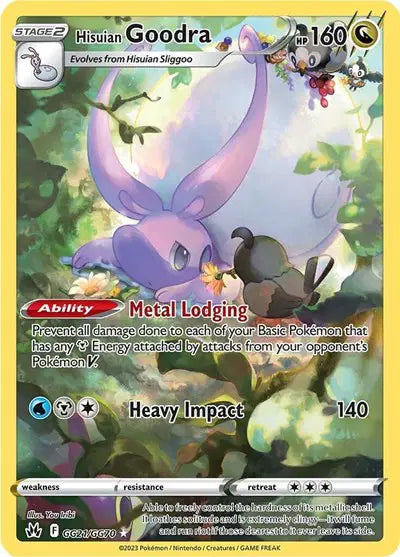 Hisuian Goodra GG21 Crown Zenith