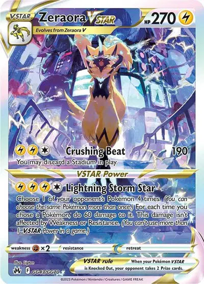 Zeraora VSTAR GG43 Crown Zenith