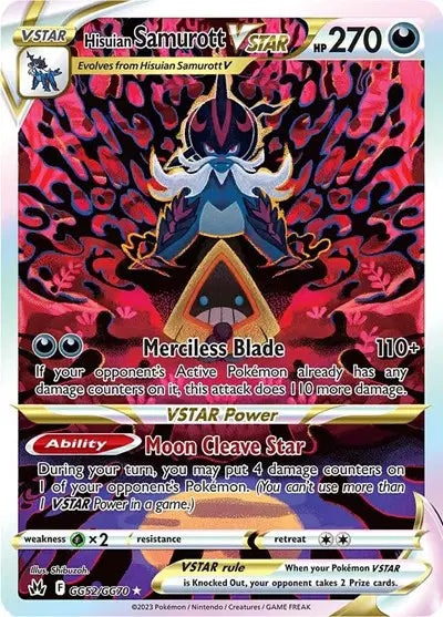 Hisuian Samurott VSTAR GG52 Crown Zenith