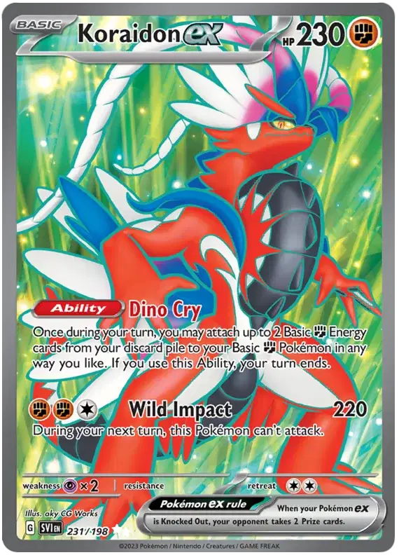 Koraidon ex 231 SV Base