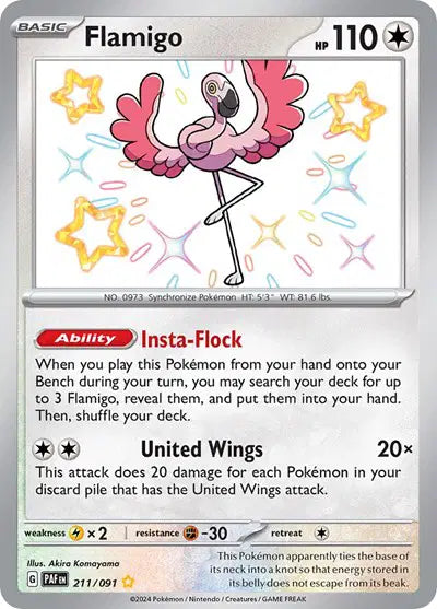 Flamigo 211 Paldean Fates