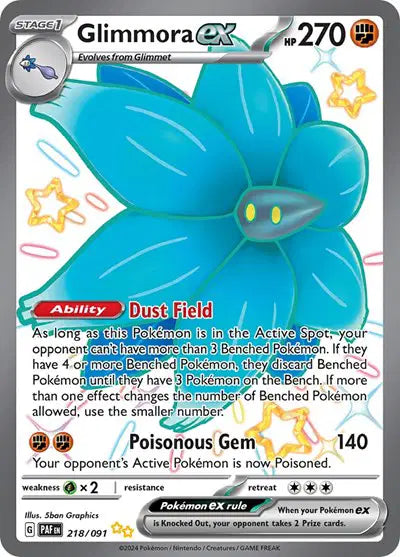 Glimmora ex 218/091 Paldean Fates