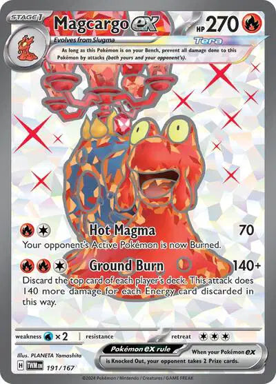 Magcargo ex 191/167 Twilight Masquerade