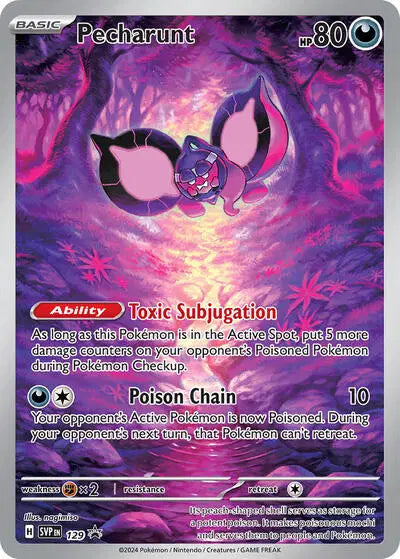 Pecharunt Illustration ETB Black Star Promo