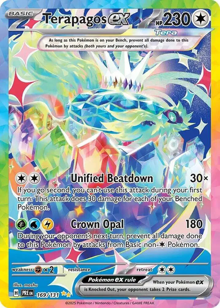 Terapagos ex 169 Prismatic Evolutions