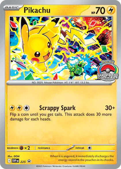 Pikachu World Championship 2025 Promo Card