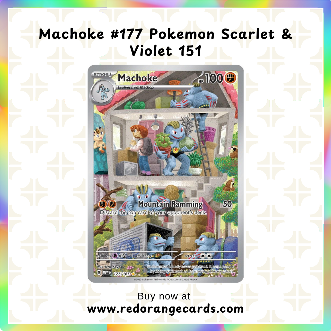 Machoke #177 Pokemon Scarlet & Violet 151