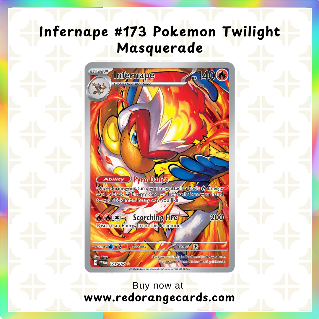 Infernape #173 Pokemon Twilight Masquerade