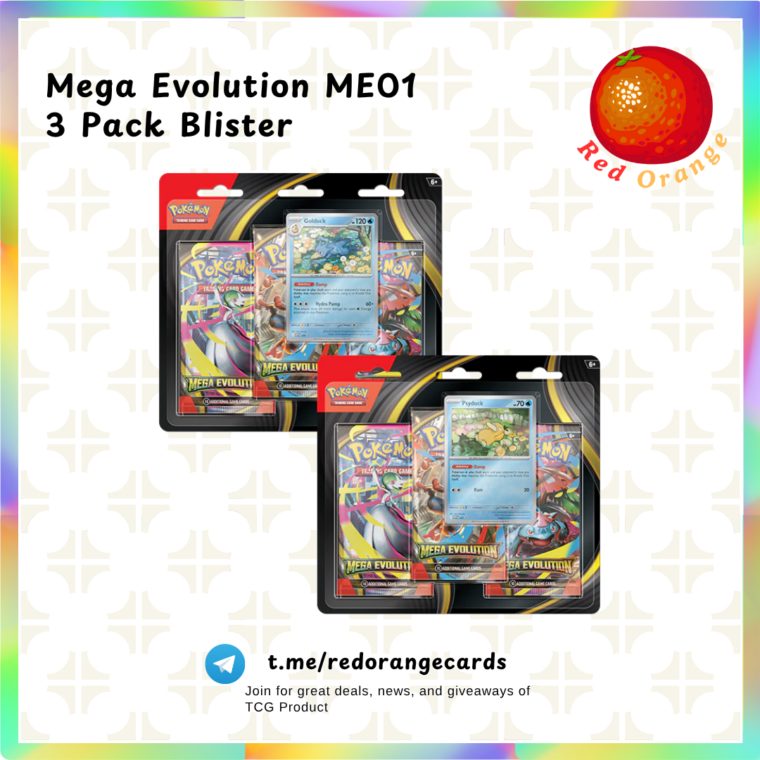 Pokémon Mega Evolution 3 Pack Blister