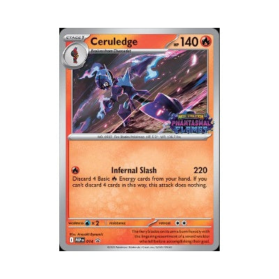 Ceruledge [Stamped] #14 Pokemon Promo