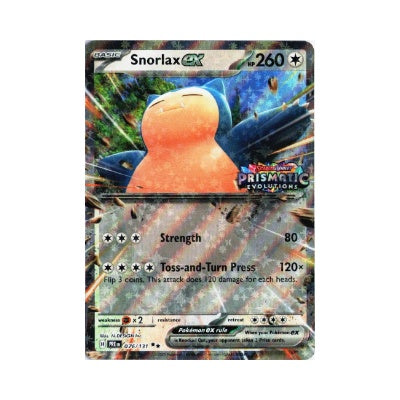 Snorlax Ex [Stamped] #76 Pokemon Prismatic Evolutions