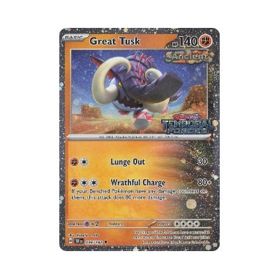 [Stamped] Great Tusk  #96 Pokemon Temporal Forces