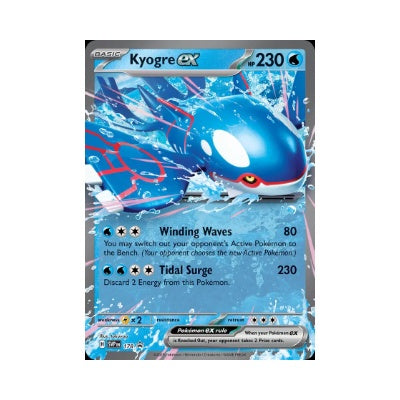 Kyogre Ex #178 Pokemon Promo