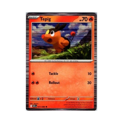 Tepig [Poster Holo] #11 Pokemon White Flare