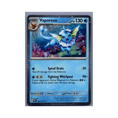 Vaporeon [Cosmos Holo] #22 Pokemon Prismatic Evolutions