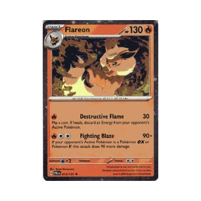 Flareon [Cosmos Holo] #13 Pokemon Prismatic Evolutions