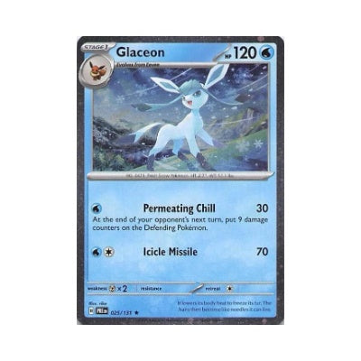 Glaceon [Cosmos Holo] #25 Pokemon Prismatic Evolutions