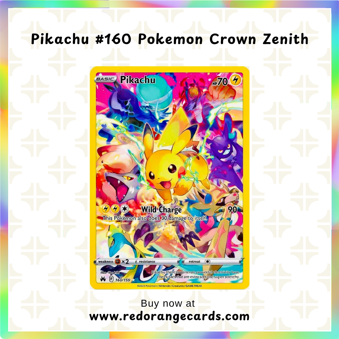 Pikachu #160 Pokemon Crown Zenith