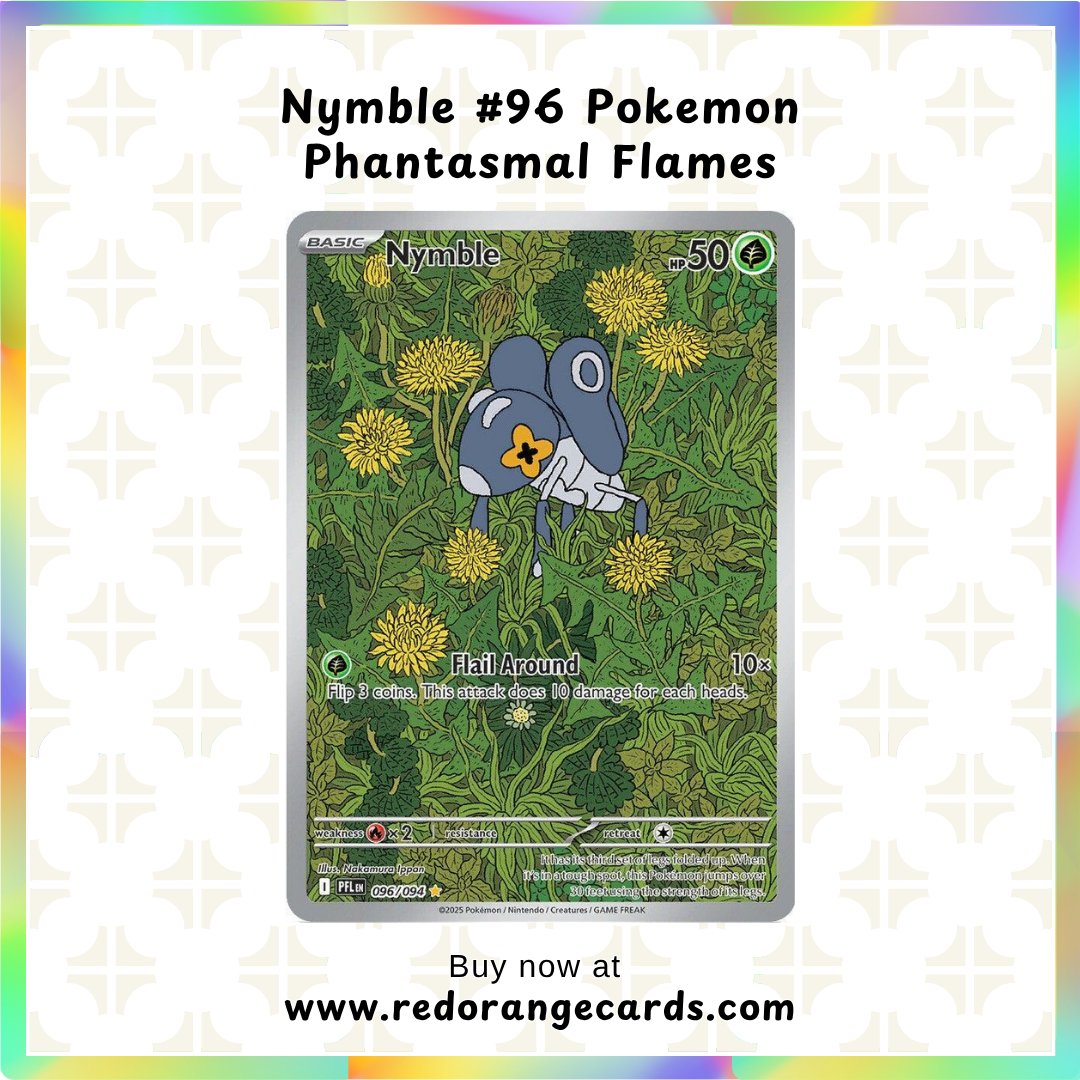 Nymble #96 Pokemon Phantasmal Flames