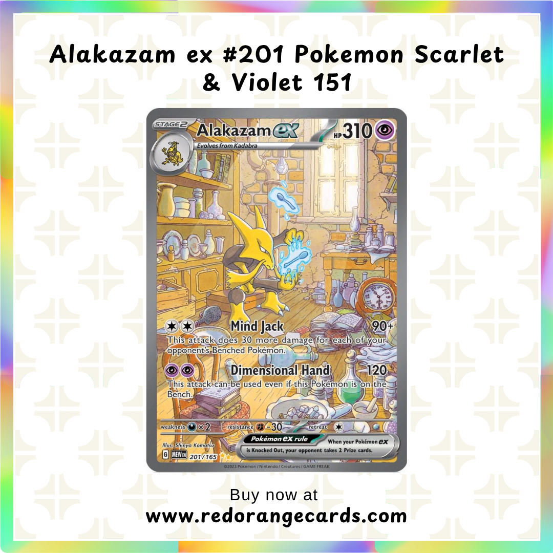 Alakazam ex #201 Pokemon Scarlet & Violet 151