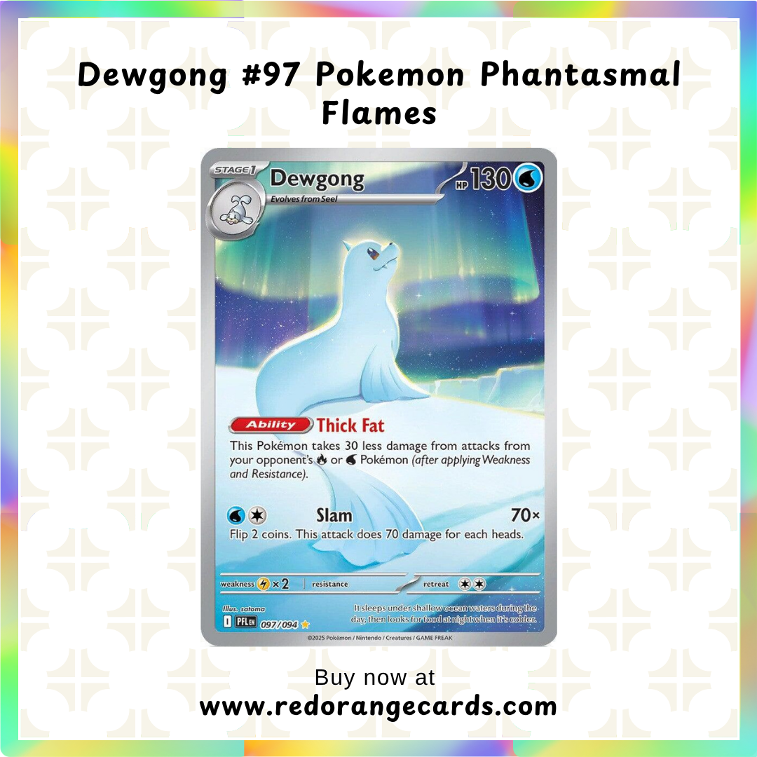 Dewgong #97 Pokemon Phantasmal Flames