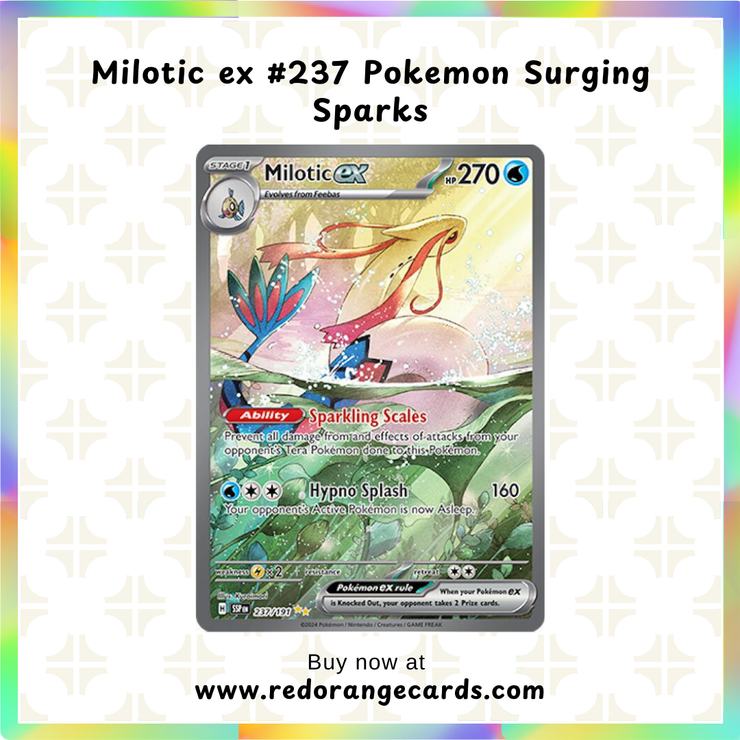 Milotic ex #237 Pokemon Surging Sparks