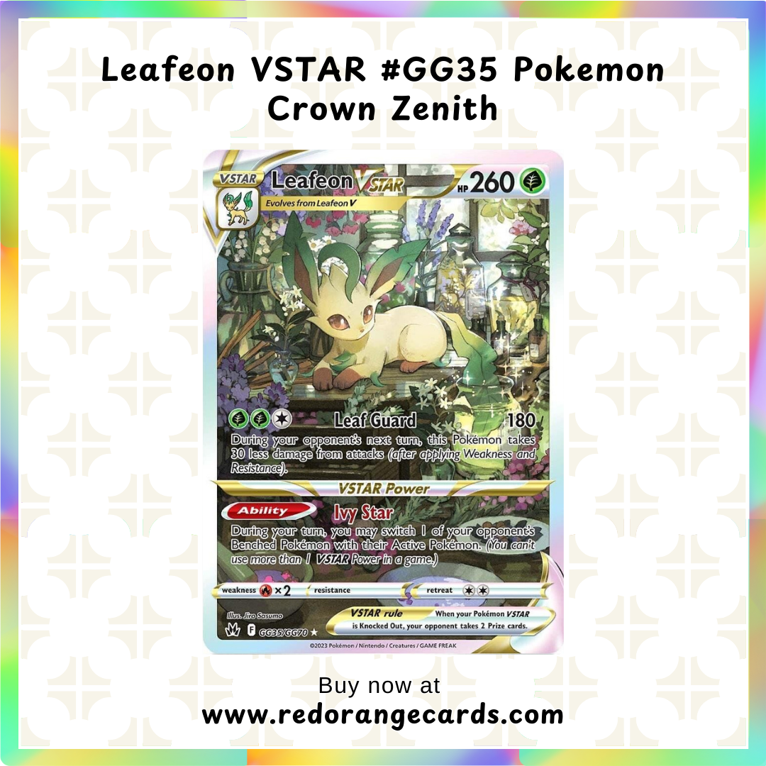 Leafeon VSTAR #GG35 Pokemon Crown Zenith