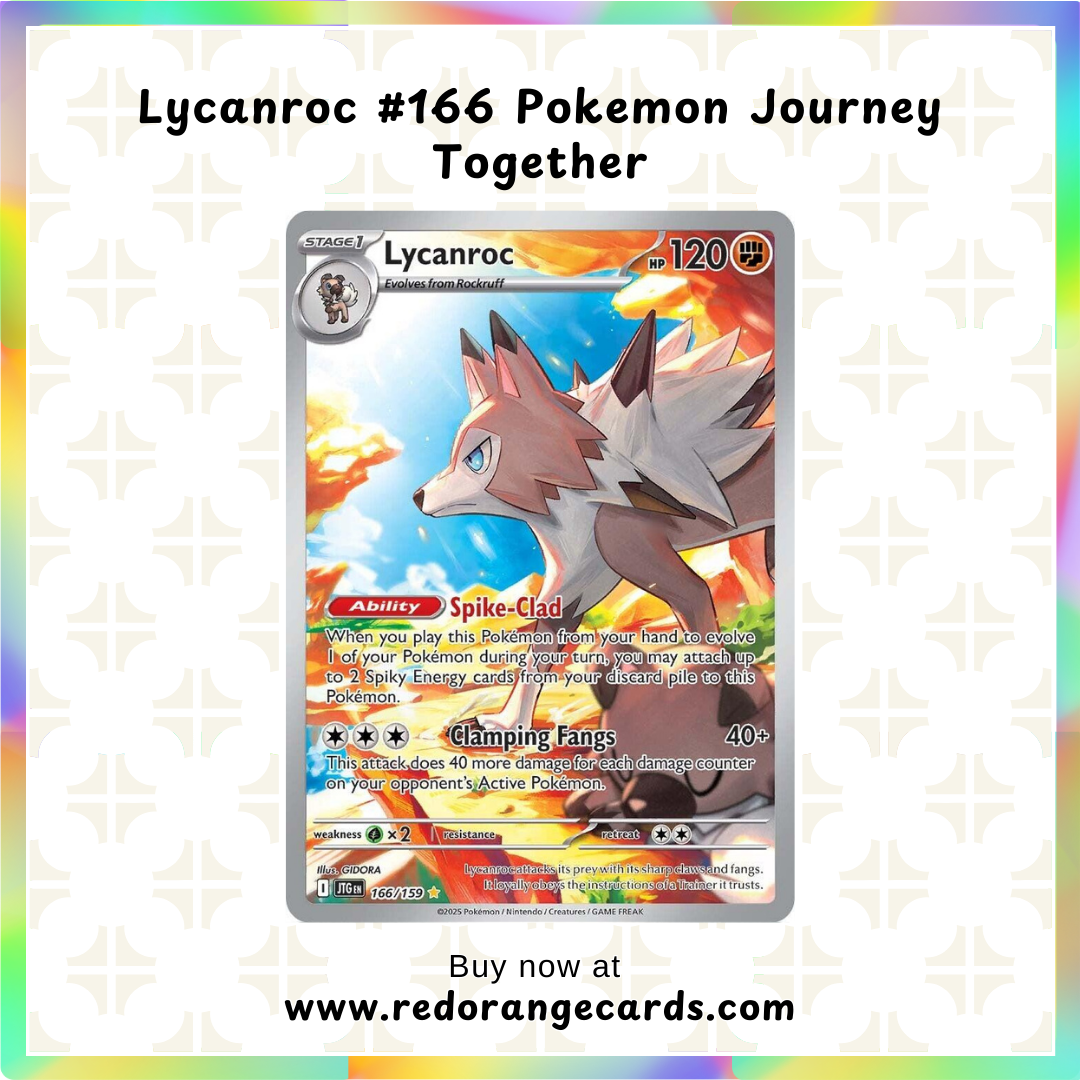Lycanroc #166 Pokemon Journey Together