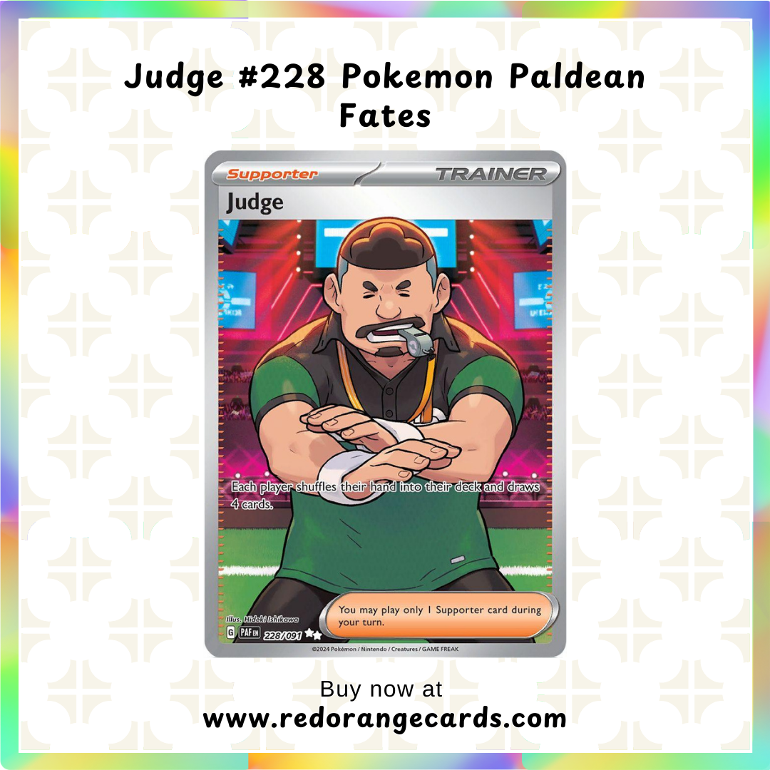 Judge #228 Pokemon Paldean Fates