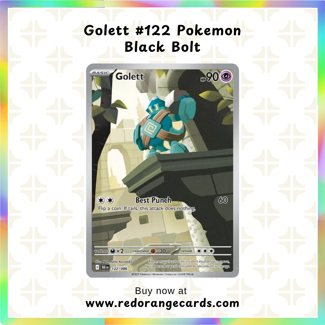 Golett #122 Pokemon Black Bolt