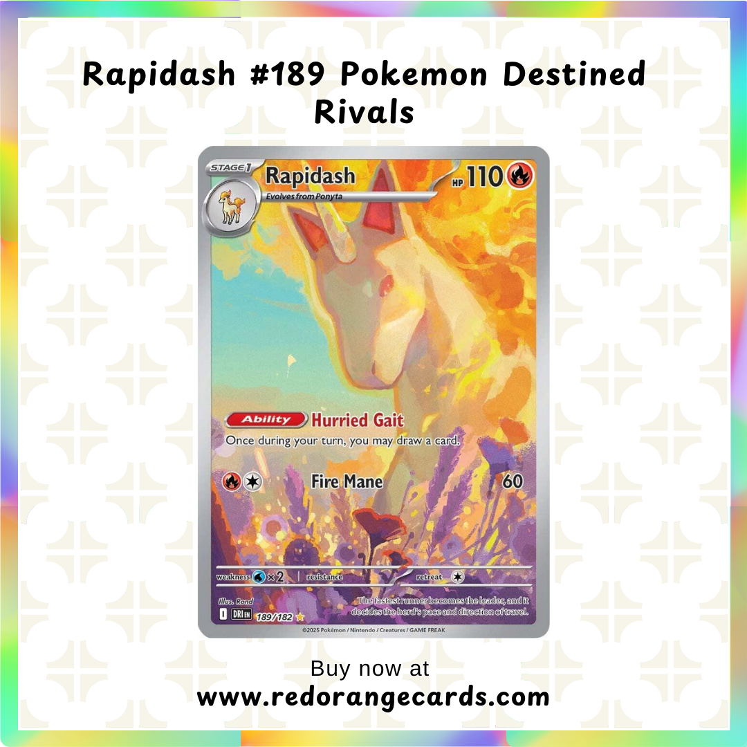 Rapidash #189 Pokemon Destined Rivals