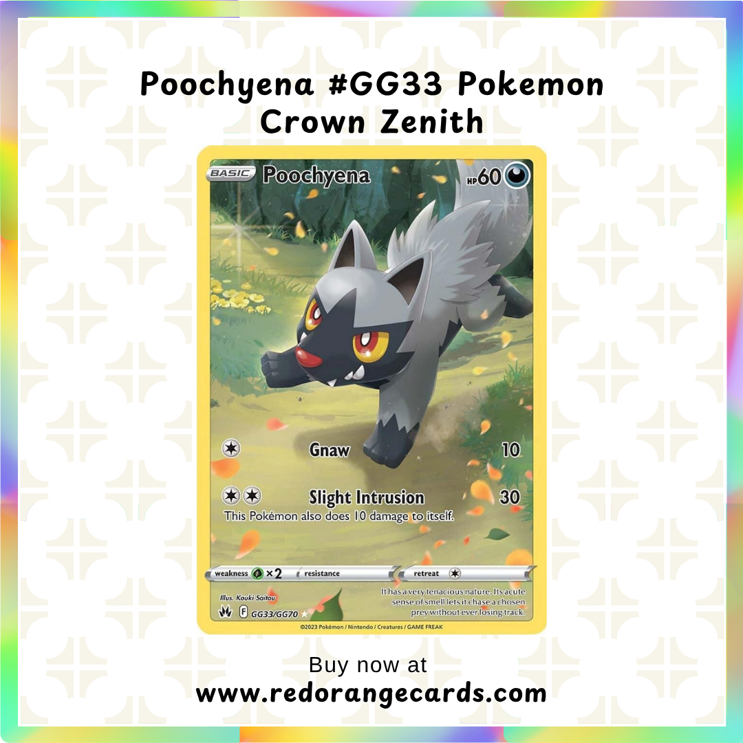 Poochyena #GG33 Pokemon Crown Zenith