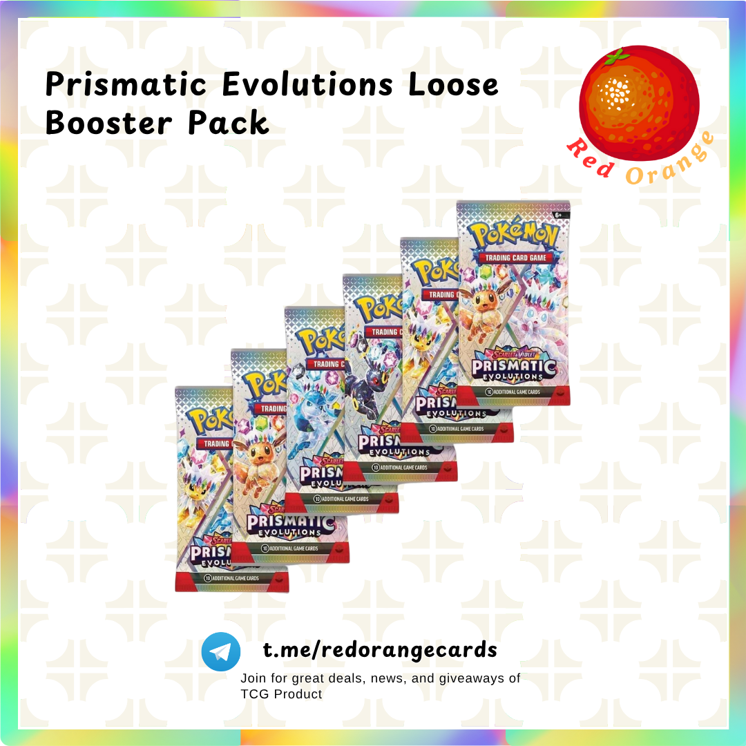 Pokémon Prismatic Evolutions Loose Booster Box