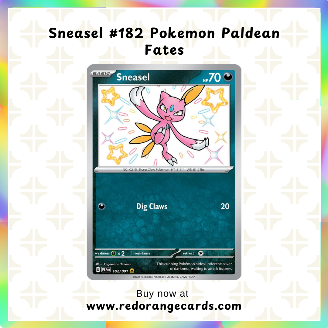 Sneasel #182 Pokemon Paldean Fates