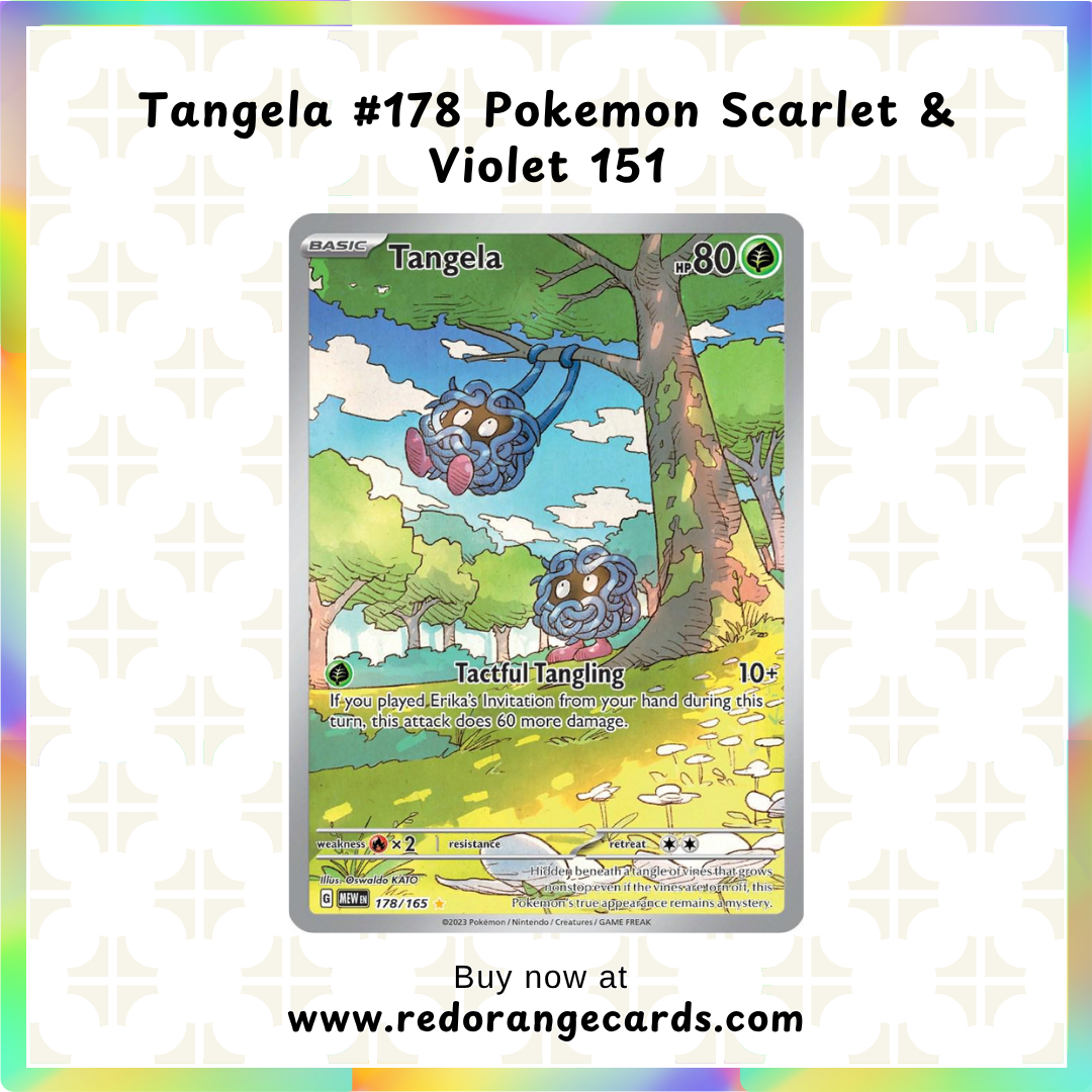 Tangela #178 Pokemon Scarlet & Violet 151