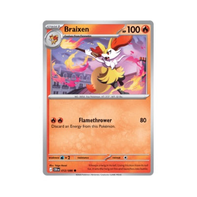 012/086 - Braixen Chaos Rising