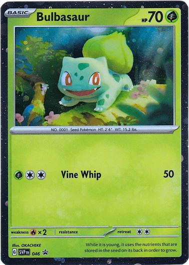 Bulbasaur #46 Pokemon Promo – Red Orange Cards