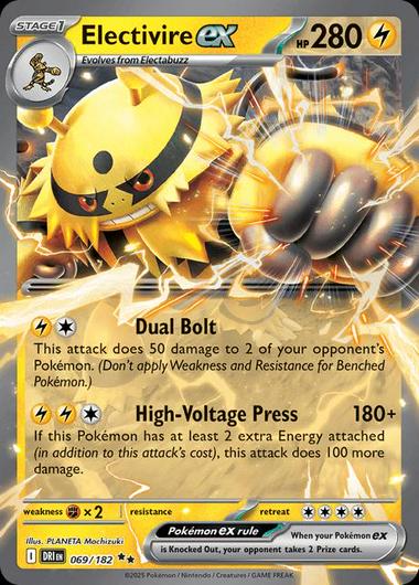 Electivire ex #69 Pokemon Destined Rivals