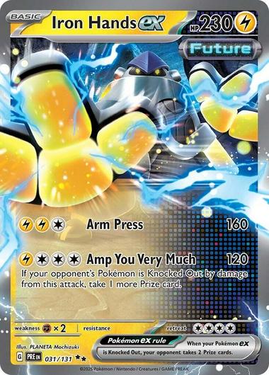 Iron Hands ex #31  Pokemon Prismatic Evolutions