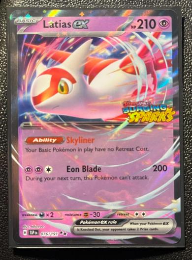 Latias Ex [Stamped] #76 Pokemon Surging Sparks