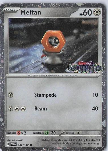 Meltan [Stamped] #102 Pokemon Stellar Crown