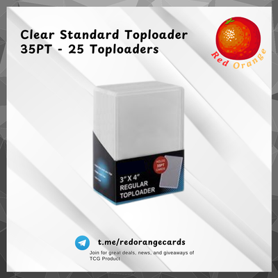 Clear Toploader 35PT - 25 Toploaders