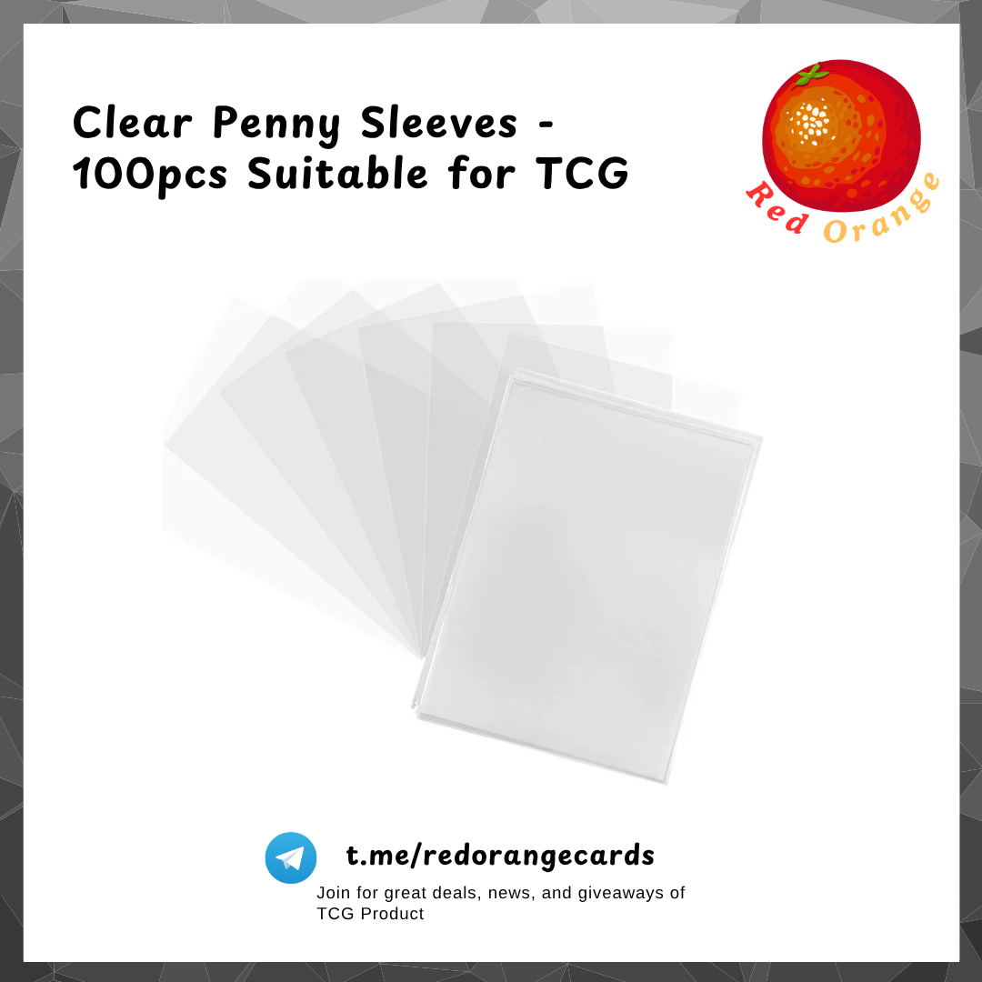 Clear Penny Sleeves - 100pcs