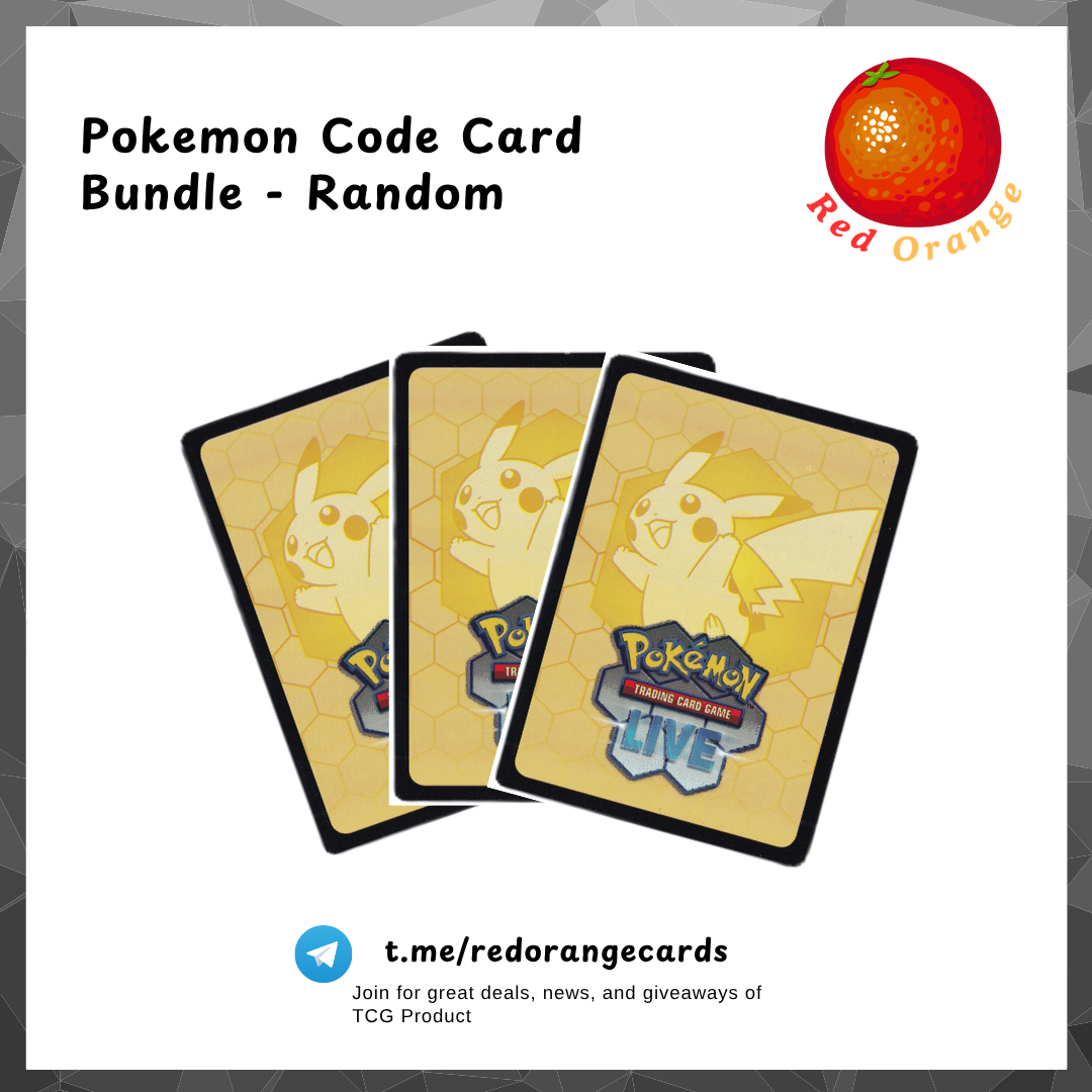Pokemon Code Card - Random (50 pcs)