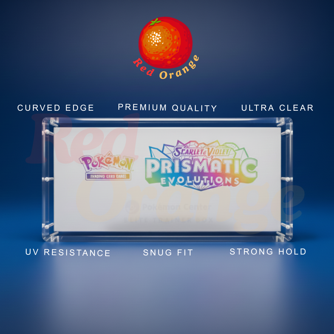Premium Elite Trainer Box Acrylic Case (Curved Edge)