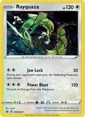 Rayquaza #SWSH029  Pokemon Promo